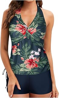 Conjunto de camiseta de dos piezas para hombre, traje de baño tankini para mujer, acolchado, cordón ajustable, pantalones cortos para niño, parte superior de estrella