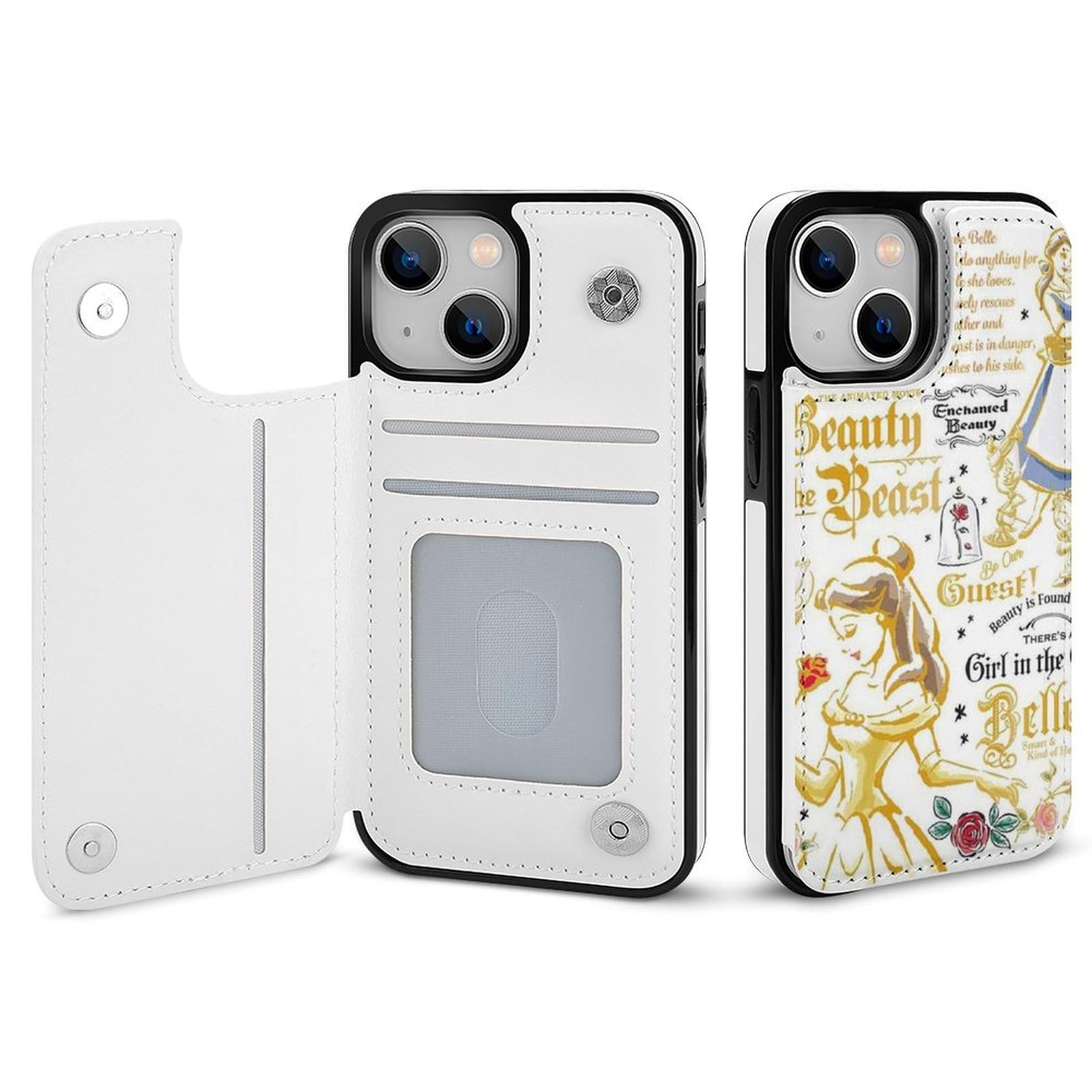 Amazon.co.jp: iPhone 13 Pro Max ケース 手帳型 美女と野獣