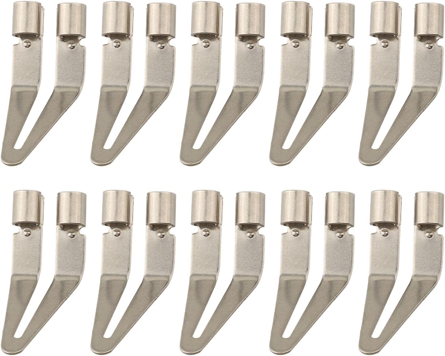 10Pcs Welder Soldering Iron Tips, Welding Repair Smooth Head Metal Soldering Iron Tip, 45 Degree Triangular Bend, Open Buckle Interface For PP Plastic Car Bumper Repair Workshop Tools