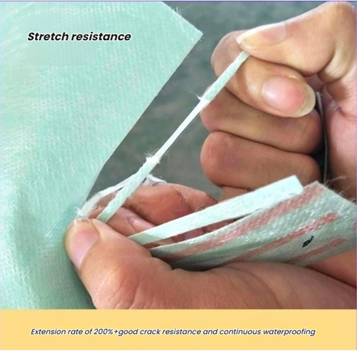 Waterproofing Polyethylene Membrane,Tile Underlayment Wall Floor Decoupling Membrane Polyethylene Fabric Roll for Bathroom Kitchen Balcony(500g/㎡)