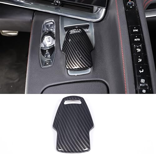 CHEAYAR Cubierta de la palanca de cambios compatible con Corvette C8 Z06 Z51 2020 2021 2022 2023, cubierta de perilla selectora de modo ABS,