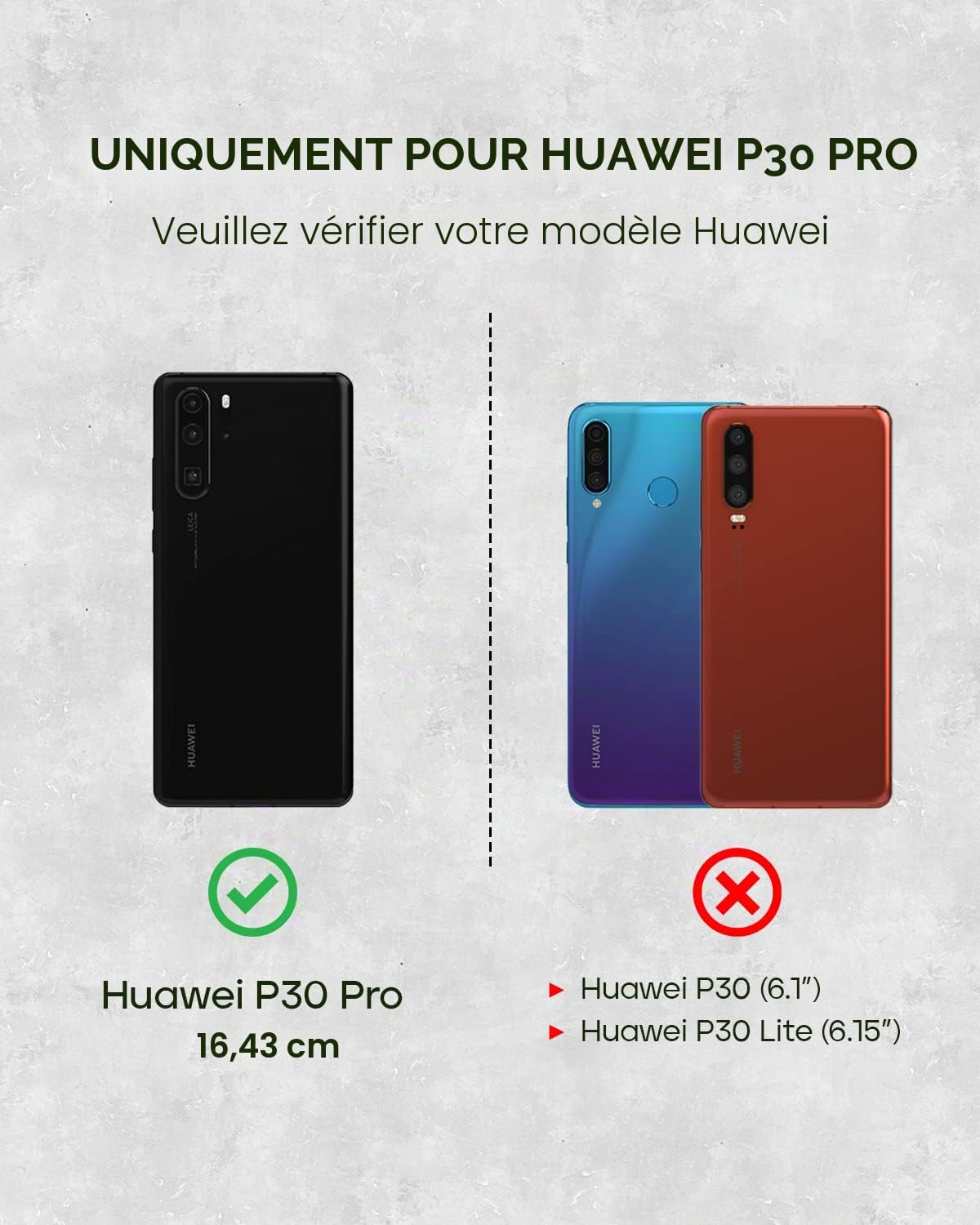 Porter Riley - Coque pour Huawei P30 Pro en Cuir Véritable. Housse Premium Fine en Cuir véritable avec Socle Rabattable/Coque/Etui/Portefeuille (Brun Chocolat)
