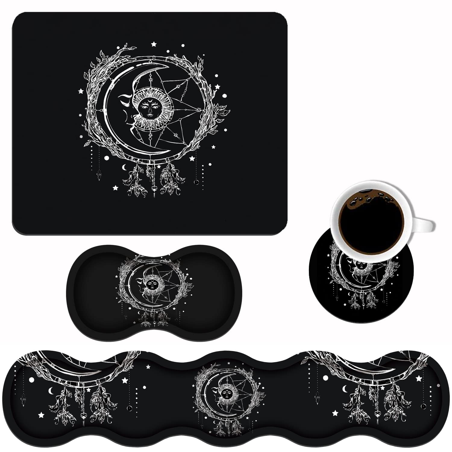 Ergonomic Wrist Rests - Pain Relief & Glitter Design -9