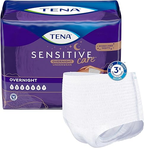 Miniatura 2 de TENA Sensitive Care Ropa interior para incontinencia nocturna para mujer, XXL, 12 unidades (tamaño de la cintura 47 a 66 pulgadas)