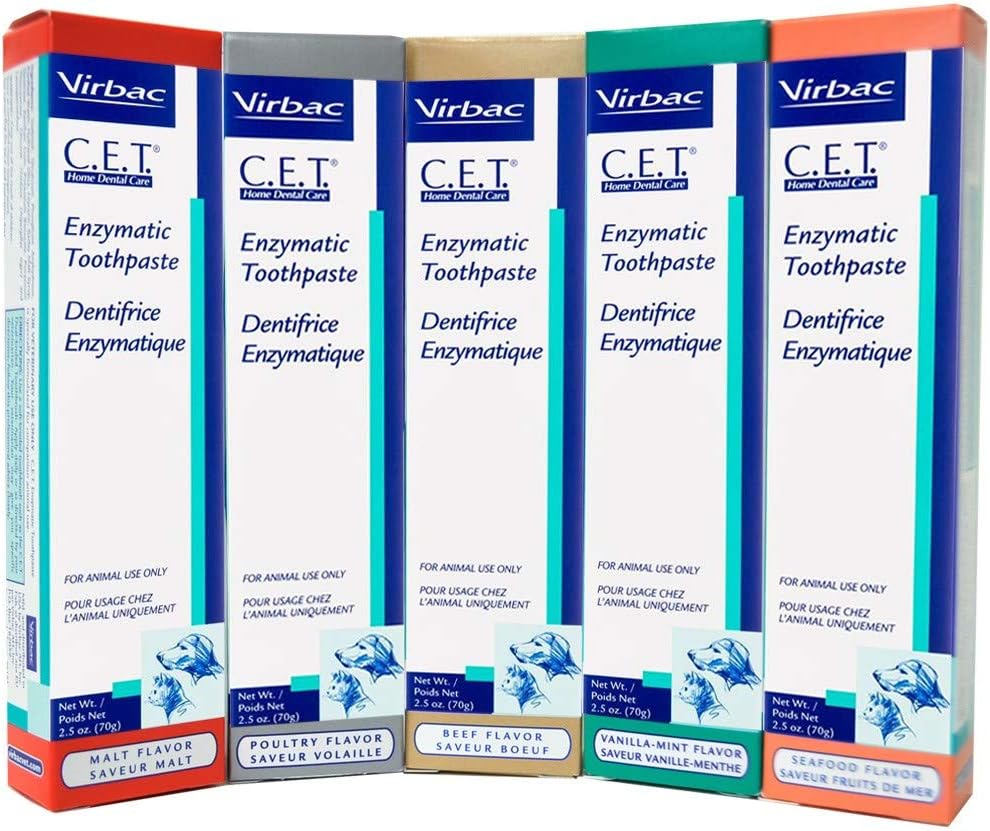 CET Pet Toothpaste 2.5oz (70gm), Flavor: Malt