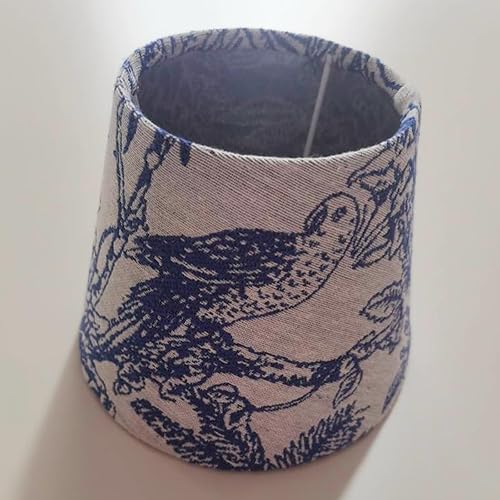 Miniatura 9 de Uonlytech Pantalla de tela bordada, cubierta de lámpara de pie, pantalla de repuesto para lámpara pequeña, pantallas de lámpara para lámparas de