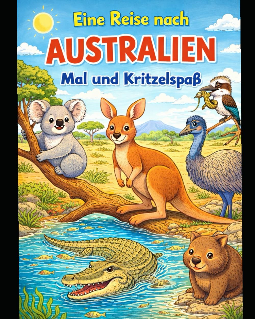 Eine Reise nach Australien: Mal und Kritzelspaß