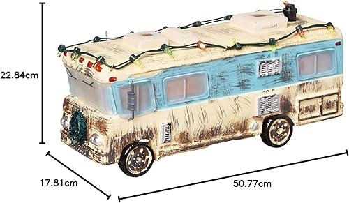 Vista 8 de Department 56 Snow Village National Lampoon's Christmas Vacation Cousin Eddie's RV - Figura iluminada, 7.87 pulgadas, multicolor