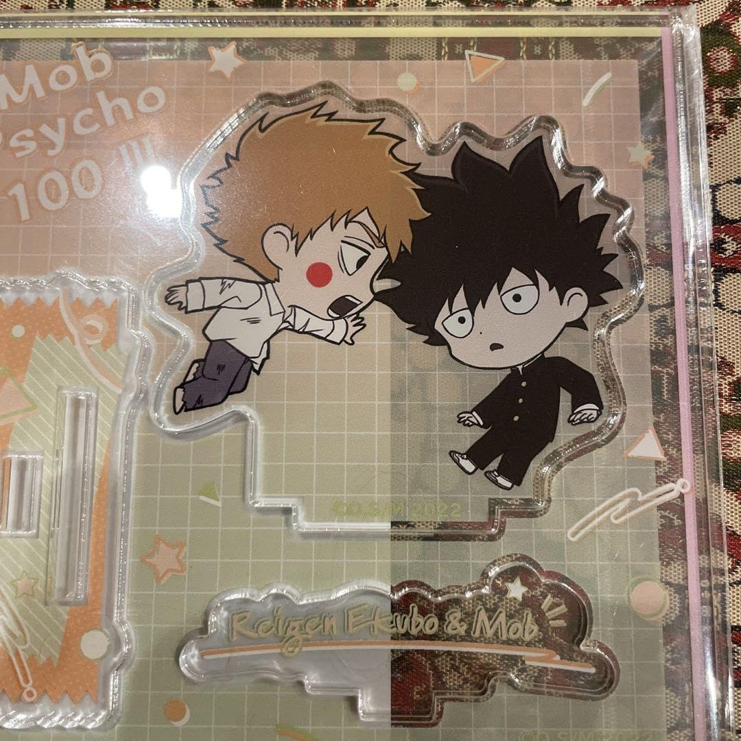 【匿名配送】モブサイコ100　フリュー　モブ　霊幻　エクボ　律　コンプセット Amazon.co.jp: モブサイコ100 ぬいぐるみ 霊幻新隆 マスコット