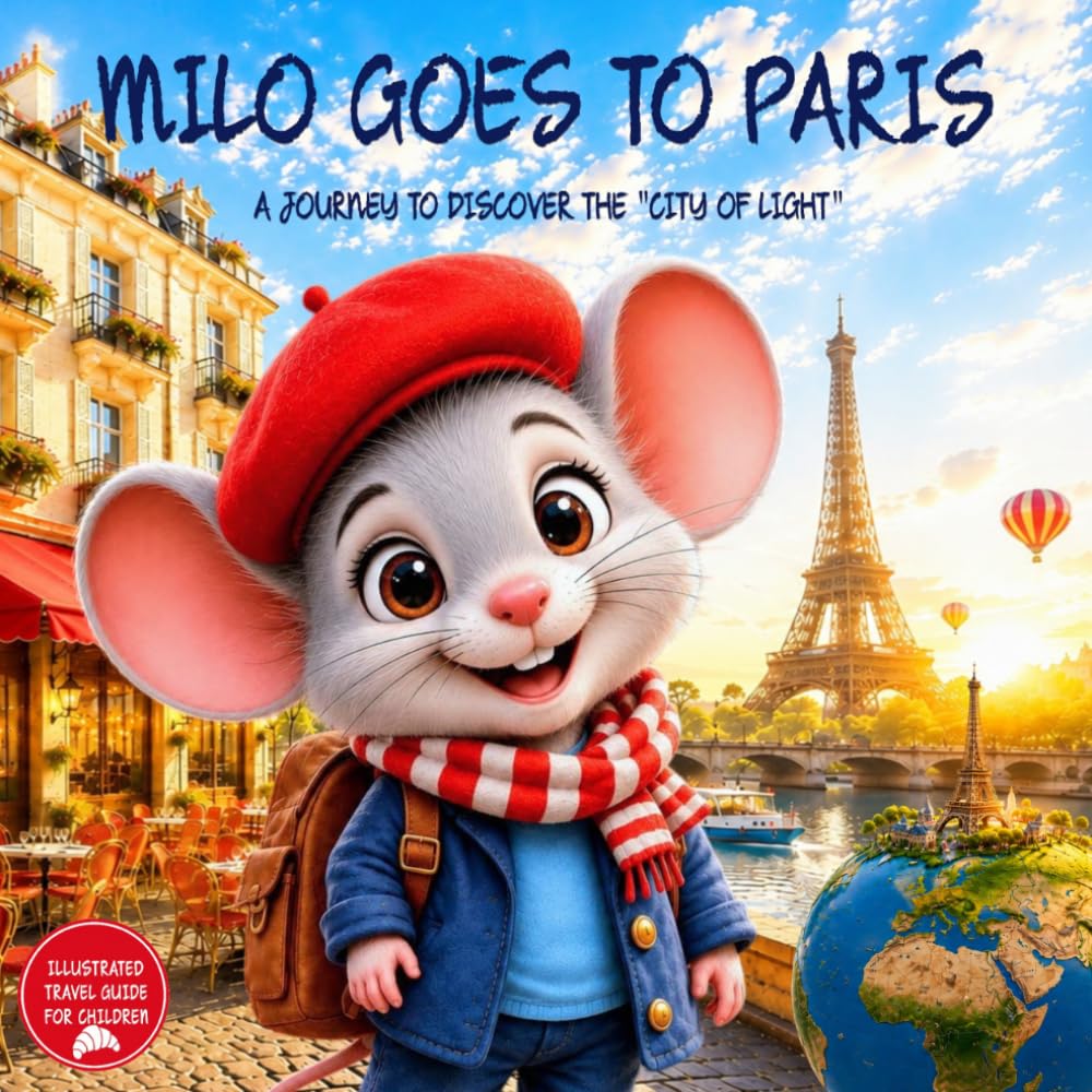 Milo goes to Paris: A Journey to Discover the "City of Light". Illustrated Travel Guide for Children (Milo's Explorers Club)