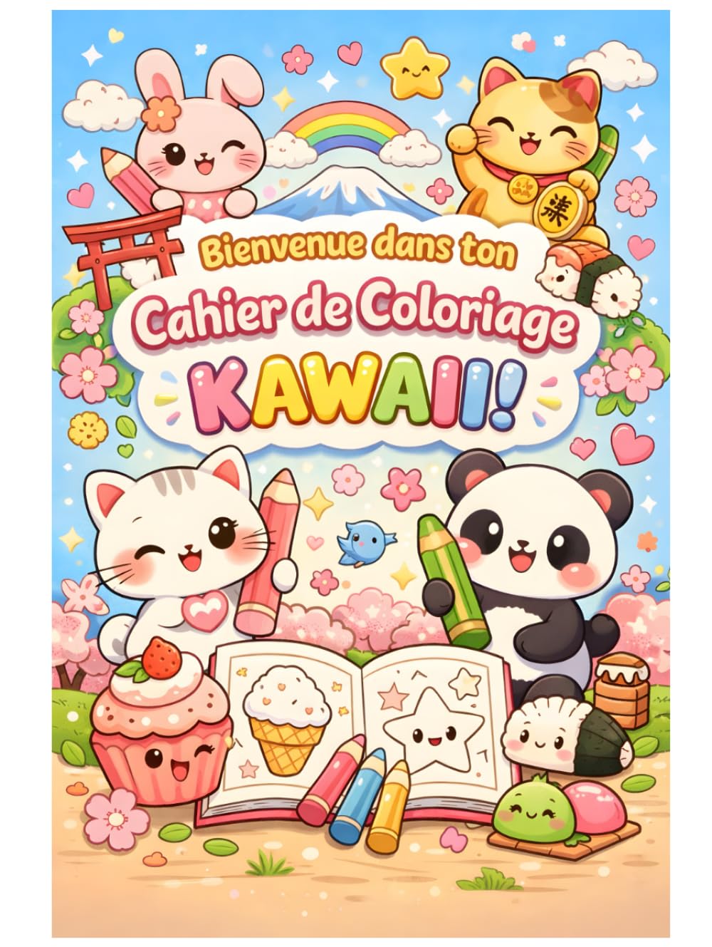 Mon Grand Cahier de Coloriage Kawaii