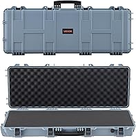 Vista 16 de VEVOR Rifle Case, Rifle Hard Case with 4 Layers Fully-protective Foams, Lockable Hard Gun Case with Wheels, IP67 Waterproof & Crushproof, for Rifles