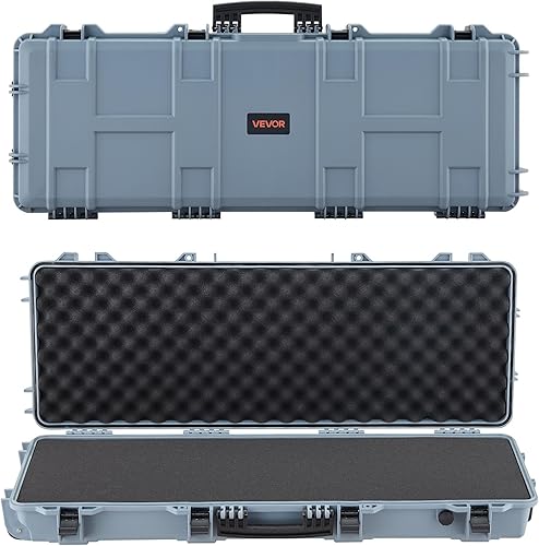 Miniatura 16 de VEVOR Rifle Case, Rifle Hard Case with 4 Layers Fully-protective Foams, Lockable Hard Gun Case with Wheels, IP67 Waterproof & Crushproof, for Rifles