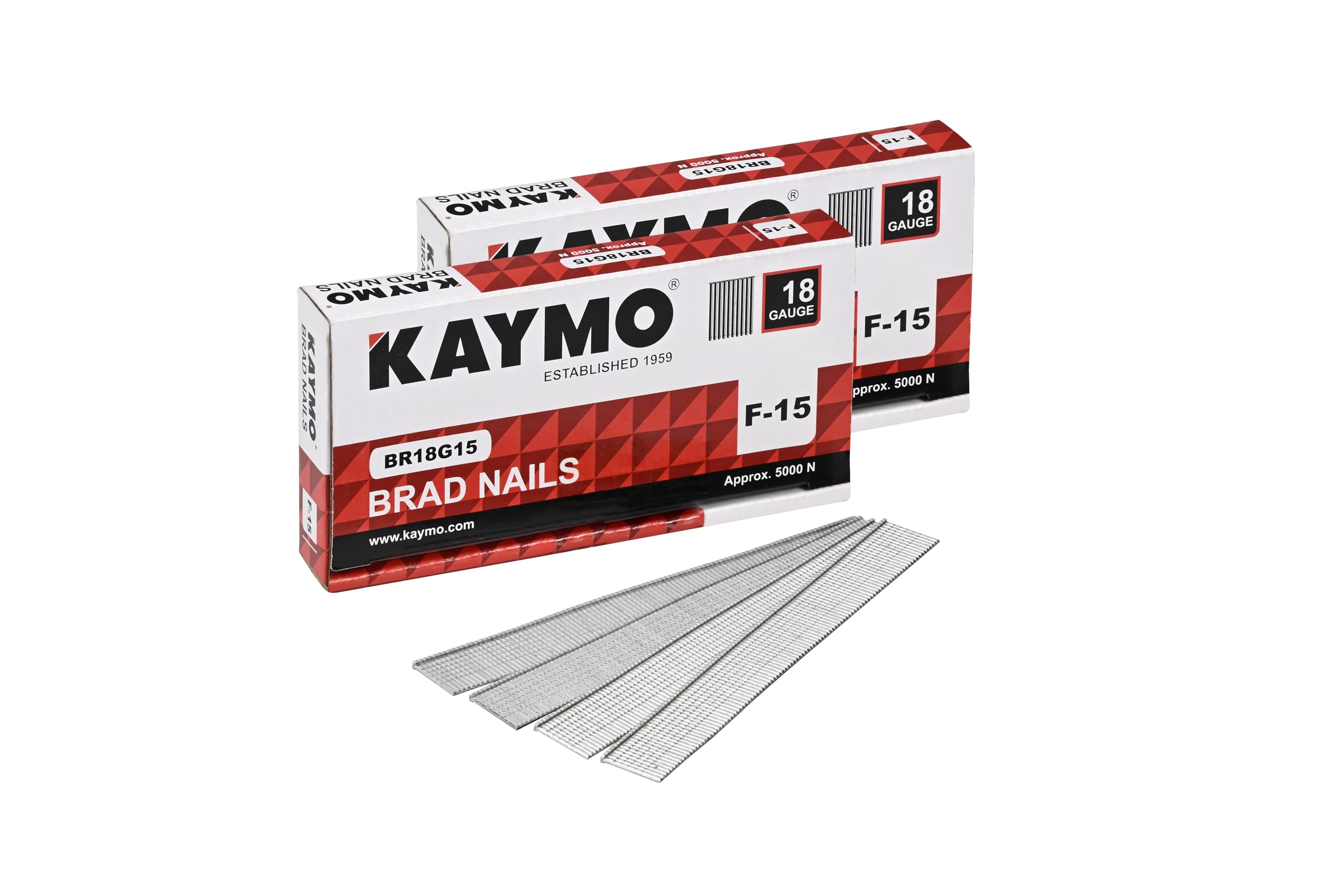 Kaymo 18G Brad Nails - 5000 Pack -31 Kaymo 18G Brad Nails - 5000 Pack -31