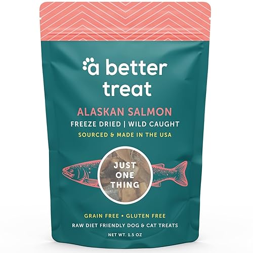 A Better Treat - Freeze Dried Salmon Dog Treats, Wild