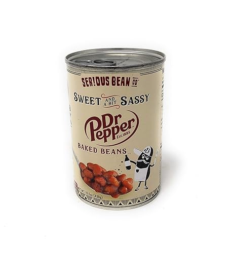 Serious Bean Co. Dr. Pepper Baked Beans 15 oz (Pack of 6) - 15.5 Ounce (Pack of 6)