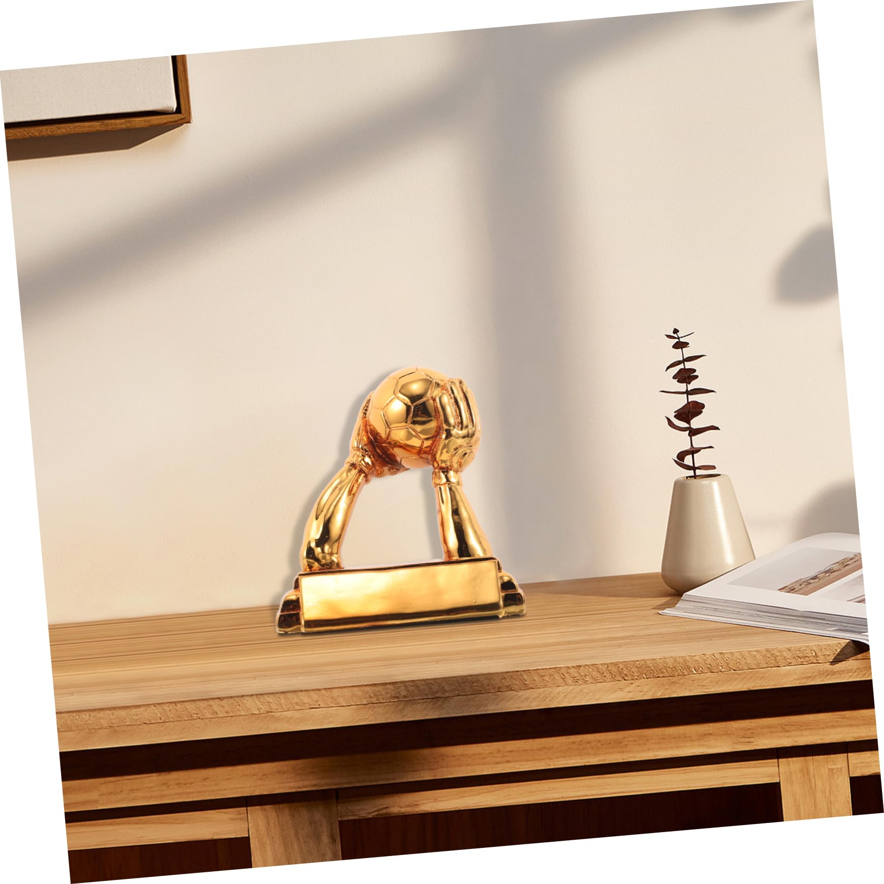 Resin Fußball Trophäe Torwartpreis mit Elegantem Design Widerstandsfähig und Detailreich für Fußballtorhüter Auszeichnung für Turniere und Schulfeiern