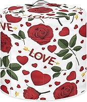 Vista 76 de Cubierta abstracta para freidora de aire con estampado de corazón, cubierta de olla a presión de 3 cuartos de galón, cubierta antipolvo para olla a