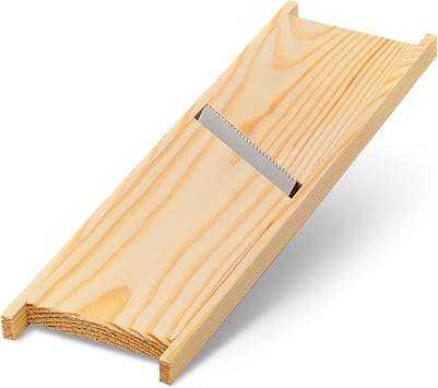 Carrot Shredder - Wooden Korean Carrot Grater for Kitchen - Hand Carrot Grater for Korean Salad - Vegetable Shredder for Cutting Thin Strips