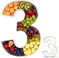 Vista 38 de Bandeja de forma de caja plástica reutilizable de 10" para exhibición de golosinas, charcutería, pop de pastel, caramelos, caja de charcutería