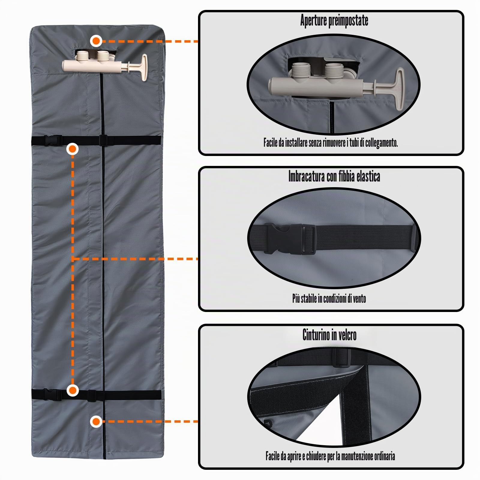 Copertura per addolcitore d'acqua YANGSHILEI per addolcitore a grani WHES30E/WHES40E, parte superiore apribile, facile da usare, installazione senza rimozione per la protezione UV dalla polvere