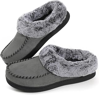 Ultraideas Moccasin Slippers Outdoor Anti Skid
