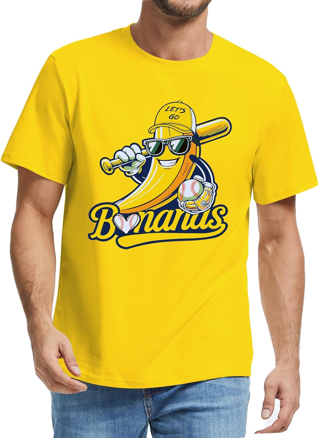 Baseball Shirt Men Game Day Baseball Fan Shirt Tee Casual Short Sleeve Tops - Image 5