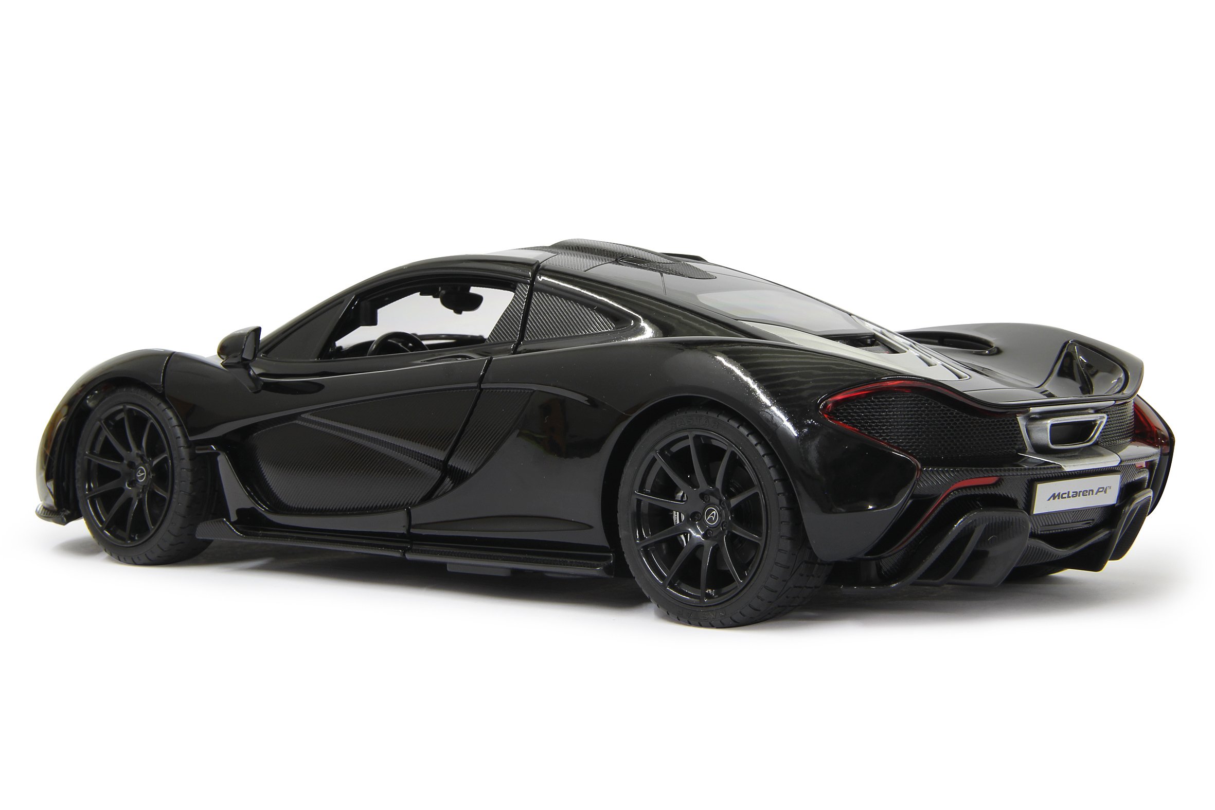 McLaren P1 1:14 27 MHz drzwi ręczne - oficjalnie licencjonowane, ok. 1 godzina jazdy, ok. 11 km/h, szczegółowe wnętrze, wysokiej jakości wykonanie, światło LED