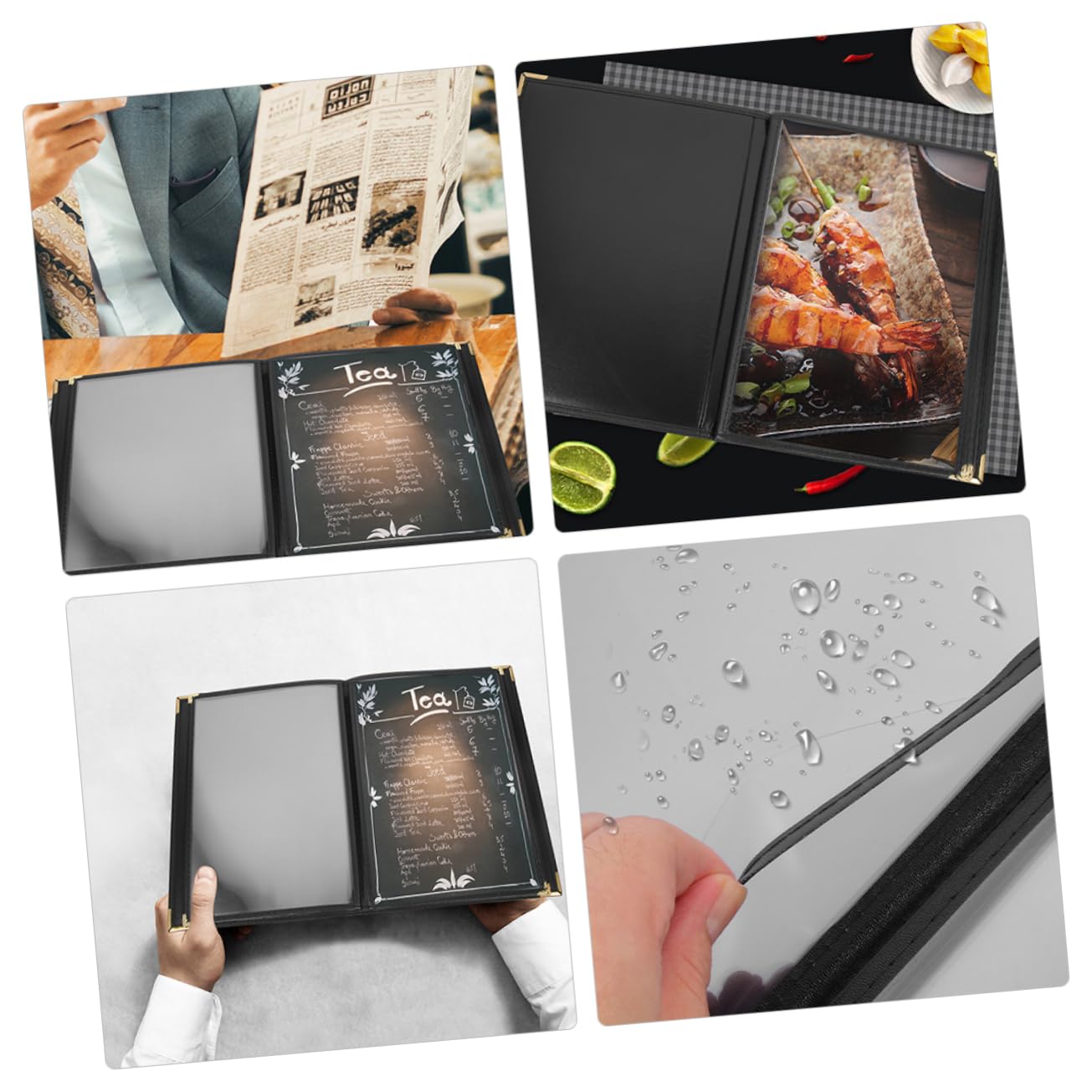 Protectora Transparente De Menú Funda De Pvc Reemplazo De De Menú Para Catering