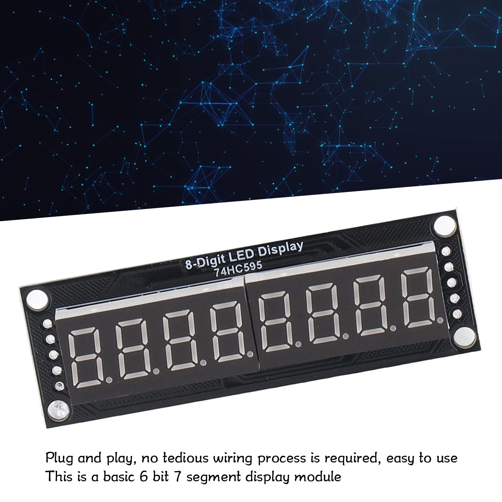 LED 7-Segment Display Modul TM1637 / 74HC595 – 0,36" Oder 0,56" Mit 6 Oder 8 Ziffern