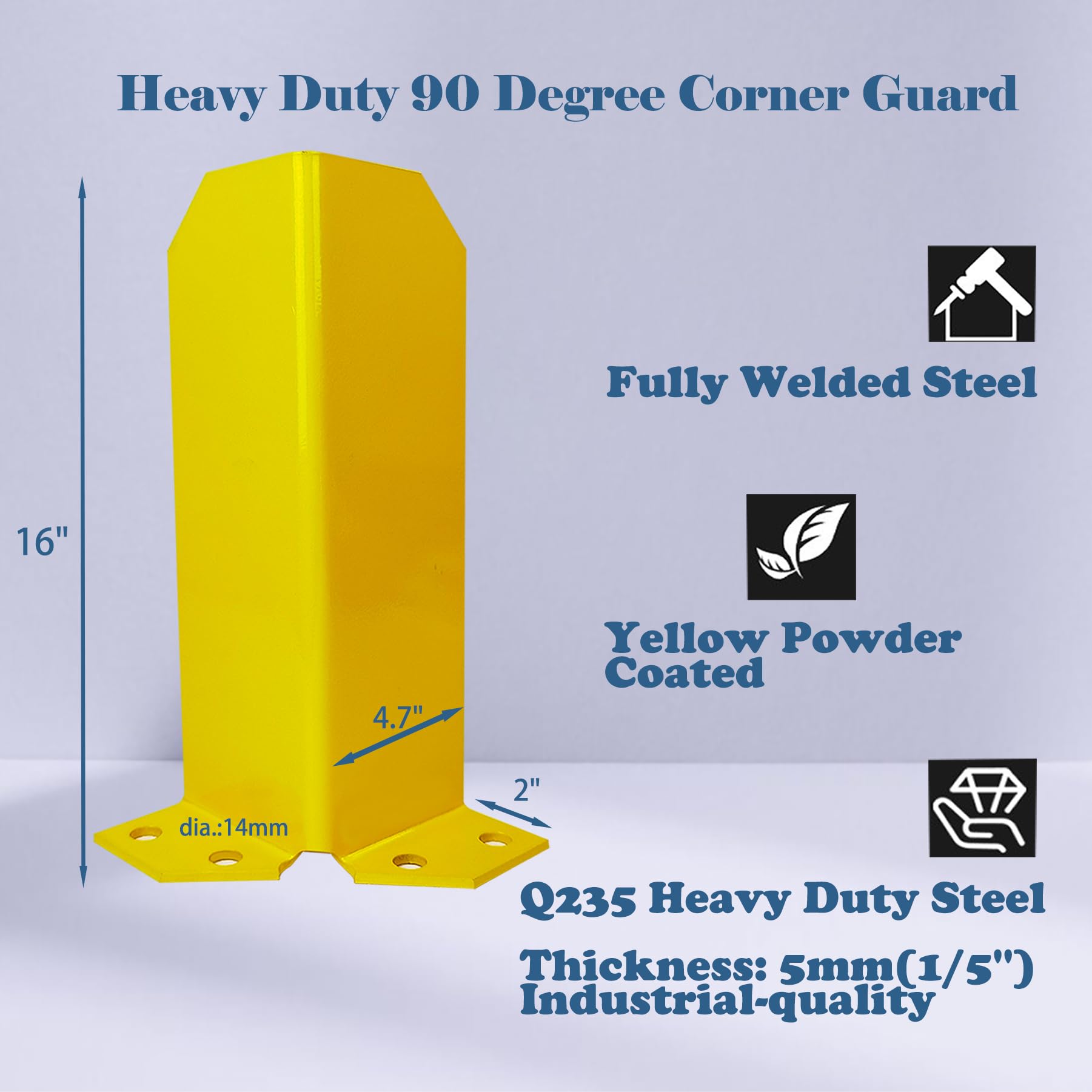 Snapklik.com : BIGalleons Pallet Rack Post Protectors 16