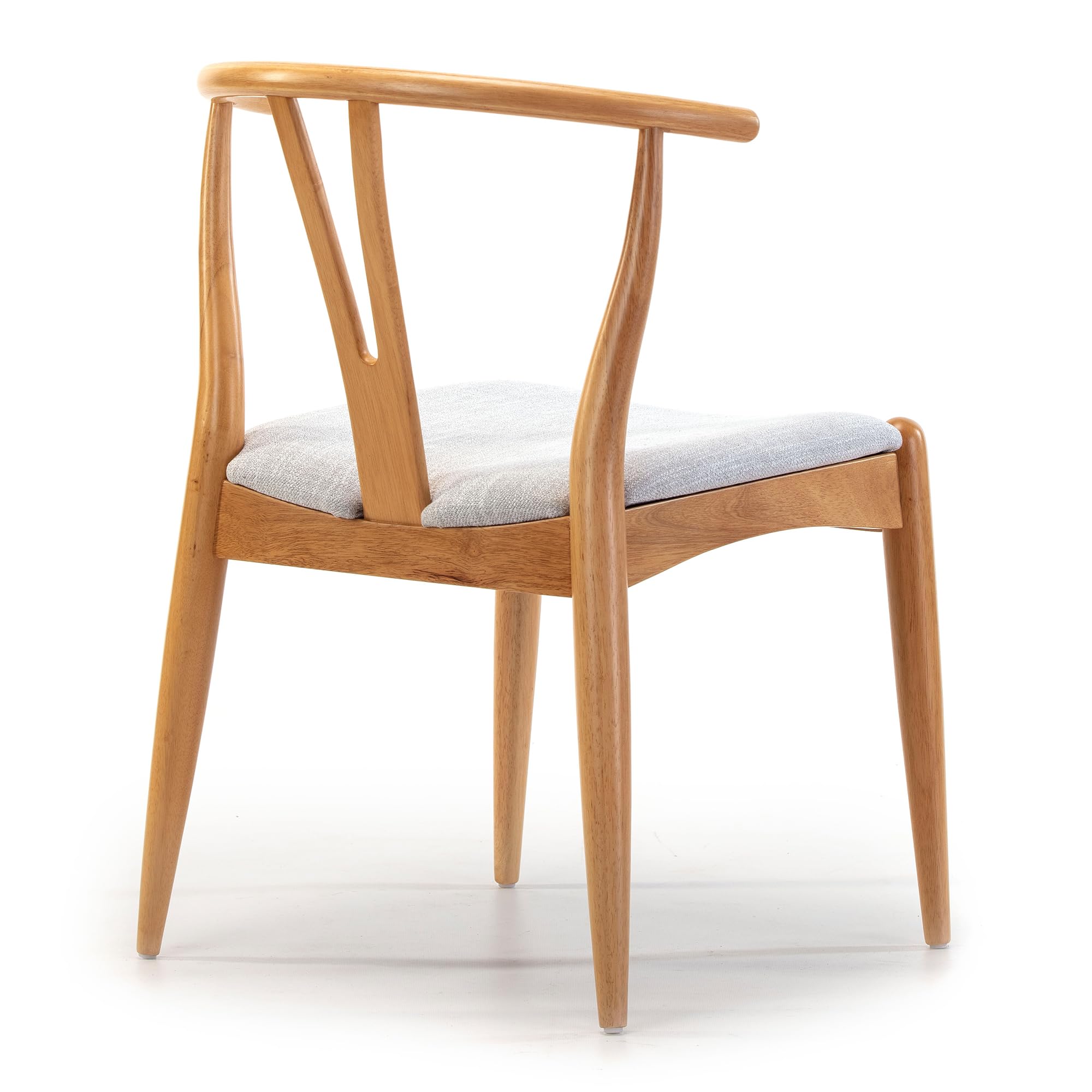 VS Venta-stock Pack 2 sillas Rustic Color Roble, Madera Maciza, 55 cm (Largo) 54,5 cm (Profundo) 76 cm (Alto)