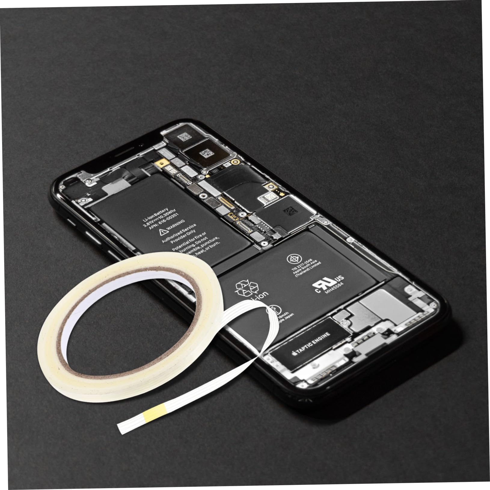 Transparentes Glasfaserband 6 Rollen 1cm Breit Stark Haftend und Reißfest für Bündelung und Modellspielzeug