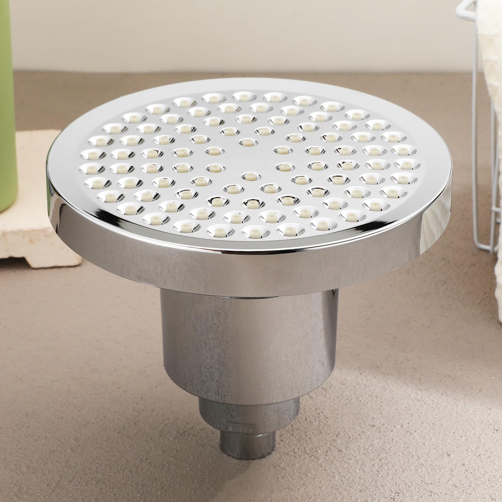 Filtro doccia Booster per acqua dura, addolcitore in ABS argento, rimuove cloro e impurità, migliora la salute della pelle e dei capelli, facile installazione, misura universale