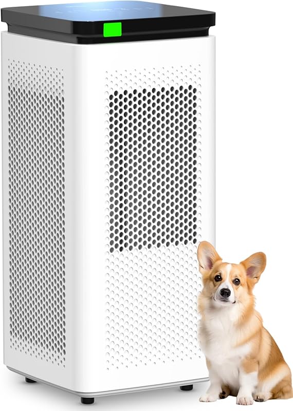 Hepa Air Purifiers for Home up to 3500 Ft², 235 CADR, 30dB Quiet Operation | H13 True HEPA with Carbon Filter, Air Cleaner for Dust, Pollen, Pet Hair, Smoke, VOCs, Odors, Air Quality Display, Auto Mode