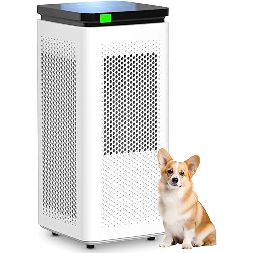 Air Purifiers for Home Large Rooms up to 3500 Ft², H13 True HEPA 0.1 Micron 99.97% Filtration with Carbon Filter, 235 CFM CADR, Removes Allergens, Pet Odor, Smoke, VOCs, 30dB Sleep Mode, PM2.5 Display