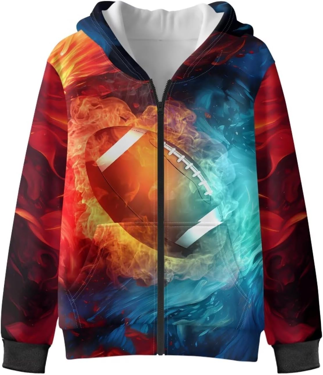 Dolyues Boys Hoodie Cozy Athletic Kids Sweatshirts Soft Fleece Pullover Boys Sweatshirts with Kangaroo Pocket Size S-XL