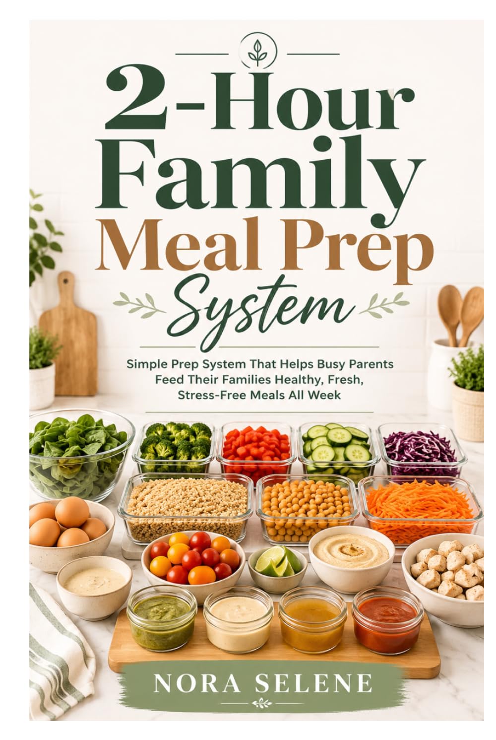 2-Hour Family Meal Prep System: Simple Prep System That Helps Busy Parents Feed Their Families Healthy, Fresh, Stress-Free Meals All Week
