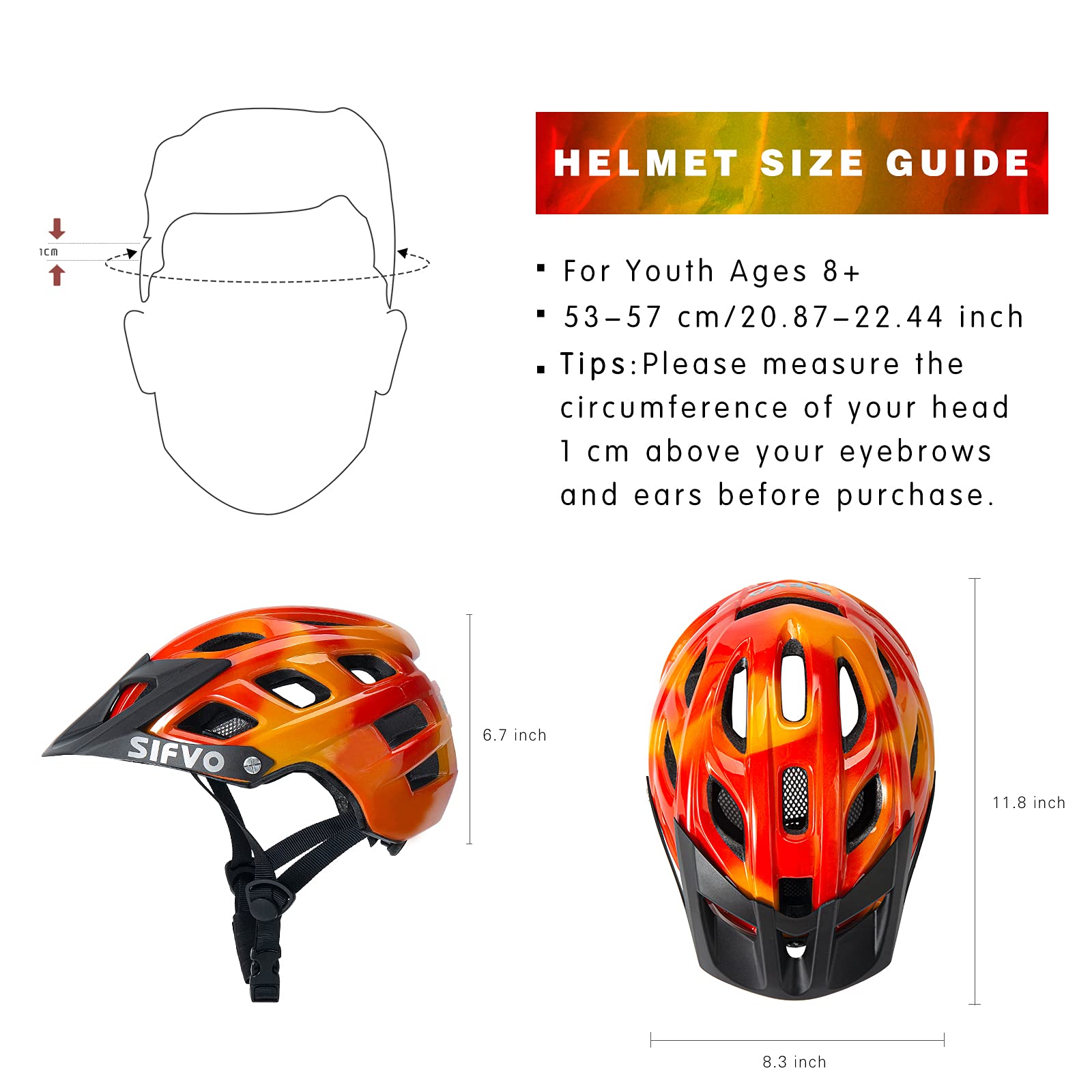 Evo Helmet Bike Helmet Size Chart By Age LS2 Subverter Evo Arched - Main Image