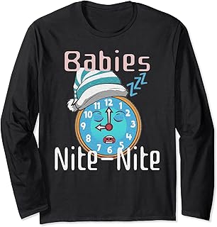 Babies Nite-Nite Age Play ABDL Little Space DDLG Maglia a Manica
