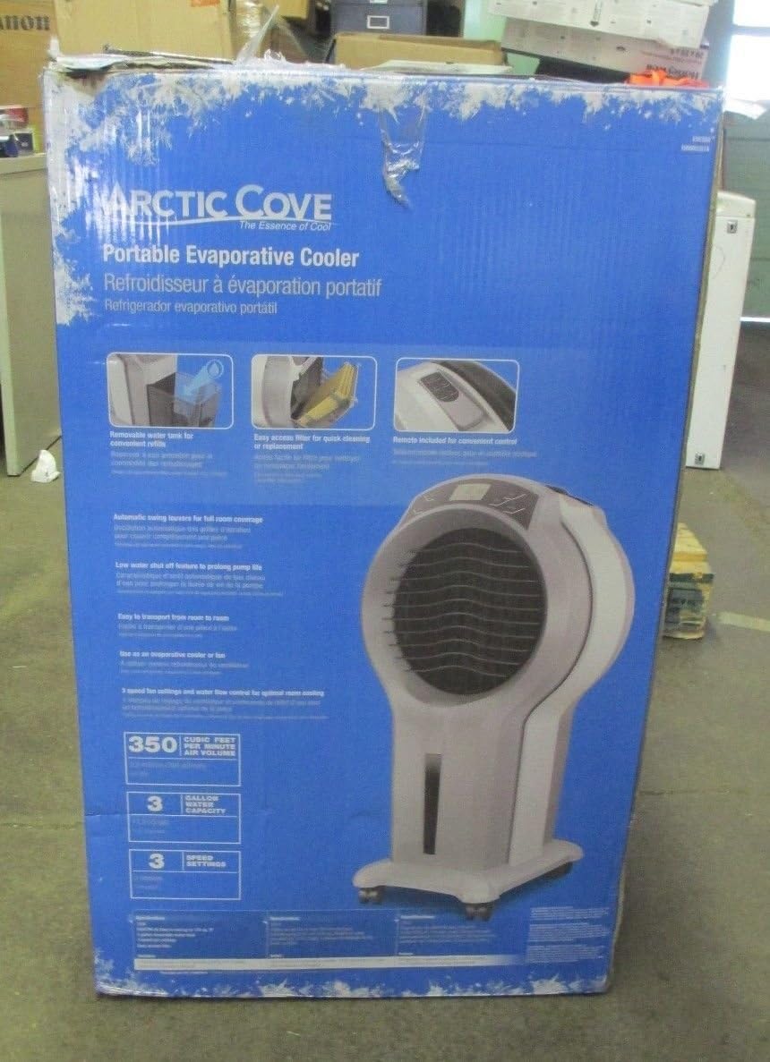 EVC350 350 CFM 3 Speed Portable Evaporative Cooler for 175 sq. ft.
