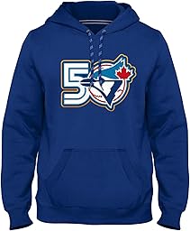 Bulletin Toronto Blue Jays MLB Express Twill 50th Anniversary Logo Hoodie