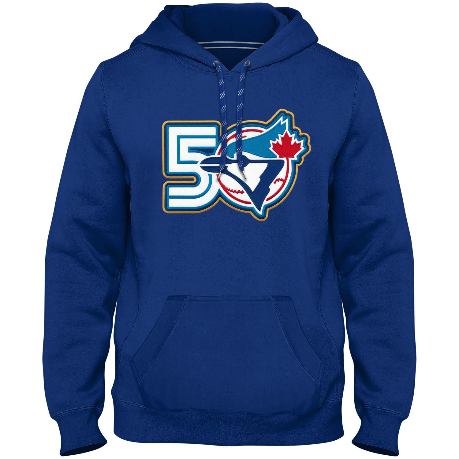 Bulletin Toronto Blue Jays MLB Express Twill 50th Anniversary Logo Hoodie