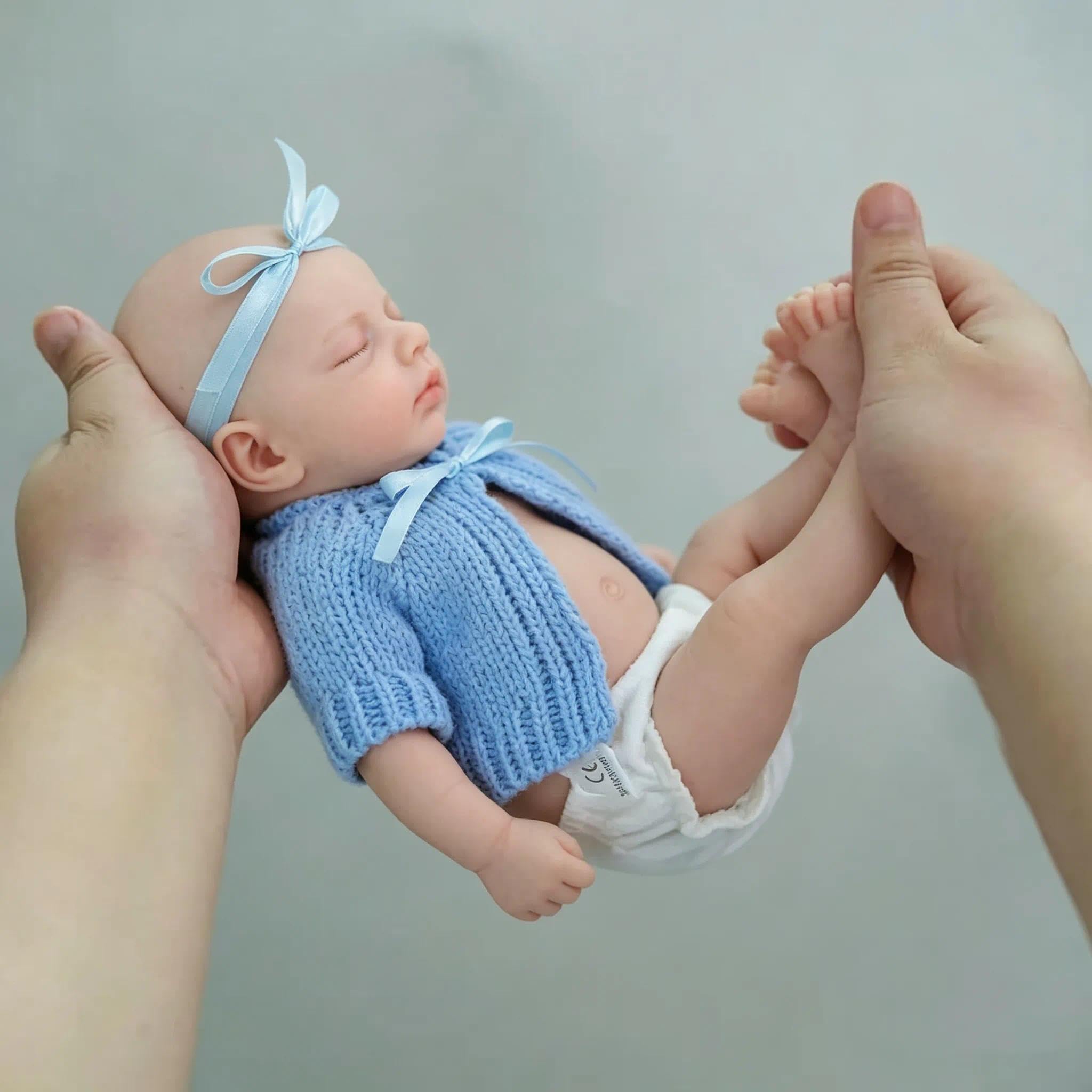 Anano Reborn Baby Vollsilikon Lebensecht, Lebensechte Babypuppen, Reborn Baby Vollsilikon Lebensecht Mädchen, Babypuppen Wie Echt Mädchen Silikon, Newbornbaby Puppen Lebensechte Mit Funktion