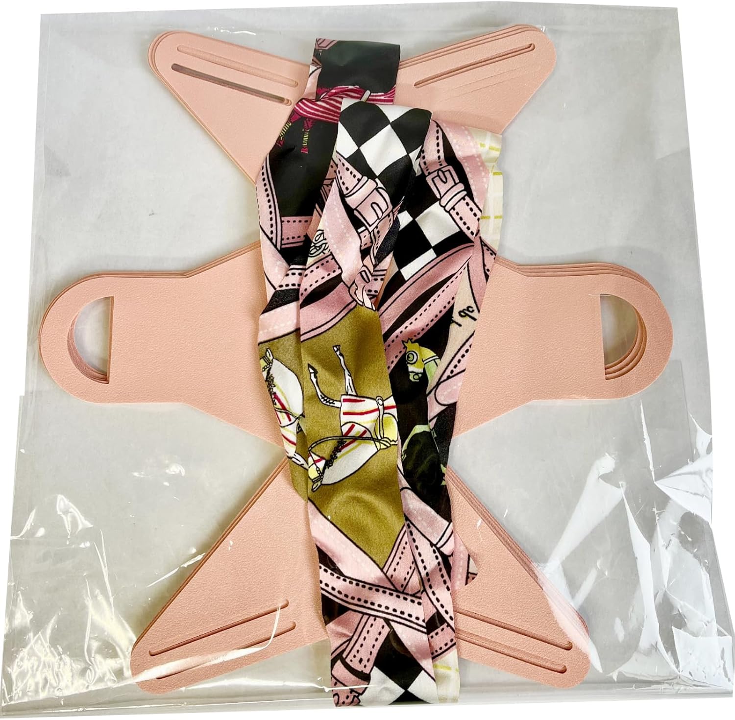 Q-FLA 839634 Handmade Bag, Leather Mini Bag, Light Pink, Set of 6, Includes Scarf, Assembly, Craft, Synthetic Leather, Handbag, Handmade, Workshop, Event, Novelty, Bingo Competition, Loose Prize image 5