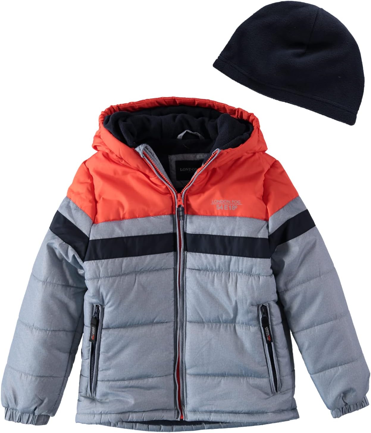 London Fog Boys' Big Active Puffer Jacket Winter Coat