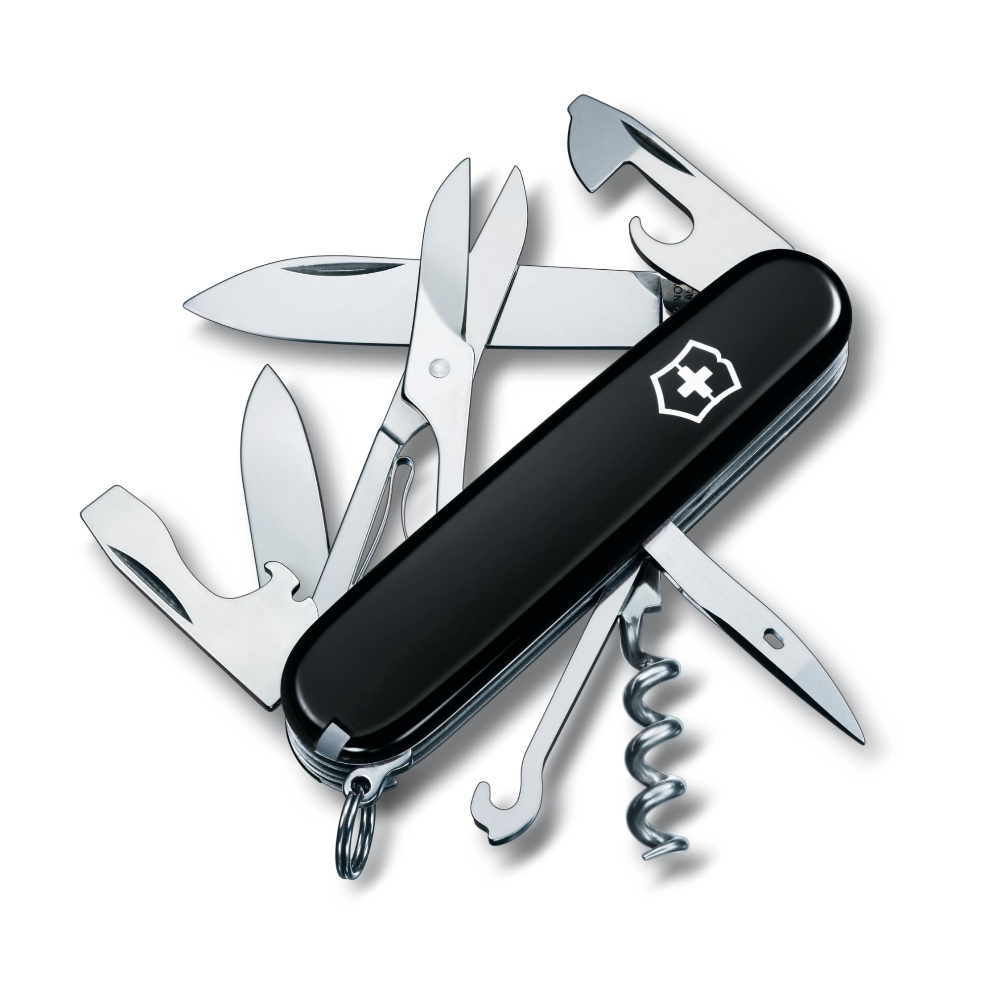 VICTORINOX Climber Swiss Army Knife, Multi-functional Knife, Trekking, Hiking, Climbing Equipment, Scissors, Multi Hooks, 14 Functions Swiss Multi-Tool, Trivet Knife, Genuine Japanese Product