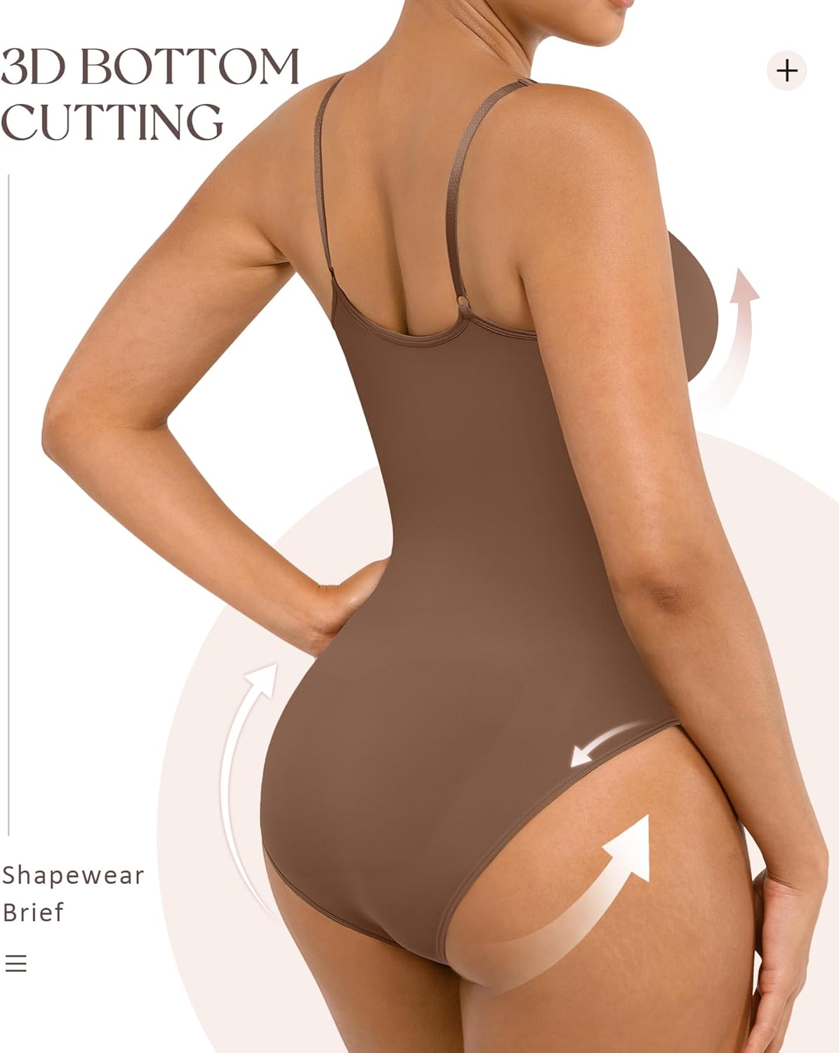 FeelinGirl Shapewear Bodysuit for Women Tummy Control Full Body Shaper Snatched Waist Bodysuit - Image 2