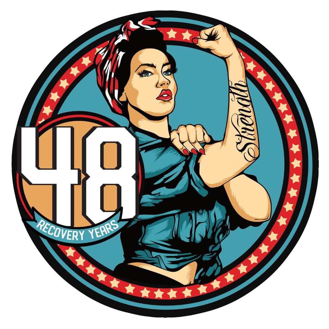 Rosie Recovery AA Medallions - Sobriety Coin, AA Chips and Medallions with 3rd Step Prayer, Unique Alcoholics Anonymous Gift AA Coins, Heavy Metal