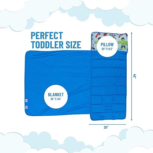 Vista 87 de Jay Franco - Alfombrillas para siesta infantil Verde - Hulk